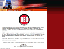 Tablet Screenshot of dieselemissionsdirect.com